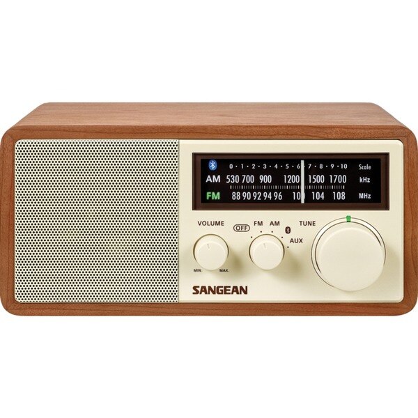 Sangean AM/FM Bluetooth Wooden Cabinet Radio WR-16